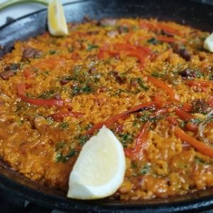 price x 2pax-Mix Paella- available every day from 12 pm (except Mondays)
