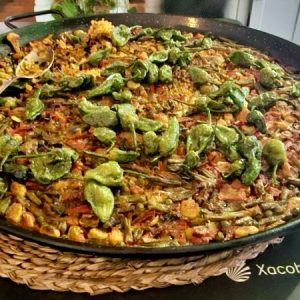 price x2pax Vegetarian Paella  - available every day  from 12 pm (except Mondays)