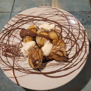 Bombette dessert – Fried Pizza Dough with Mascarpone & Nutella - available everyday from 12 pm (except Tuesdays)