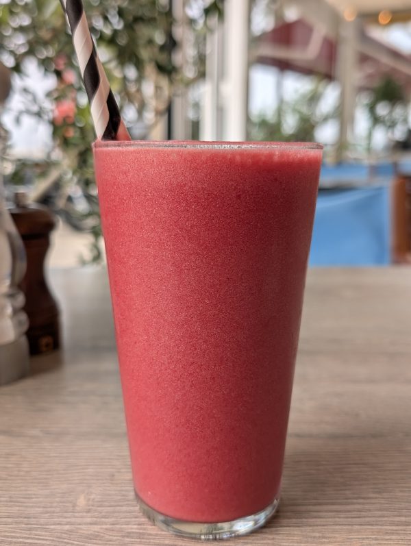 Red Breeze Smoothie-available everyday from 11 am (except Tuesdays)