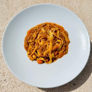 Kids Tagliatelle Bolognese - available everyday from 12 pm (except Tuesdays)