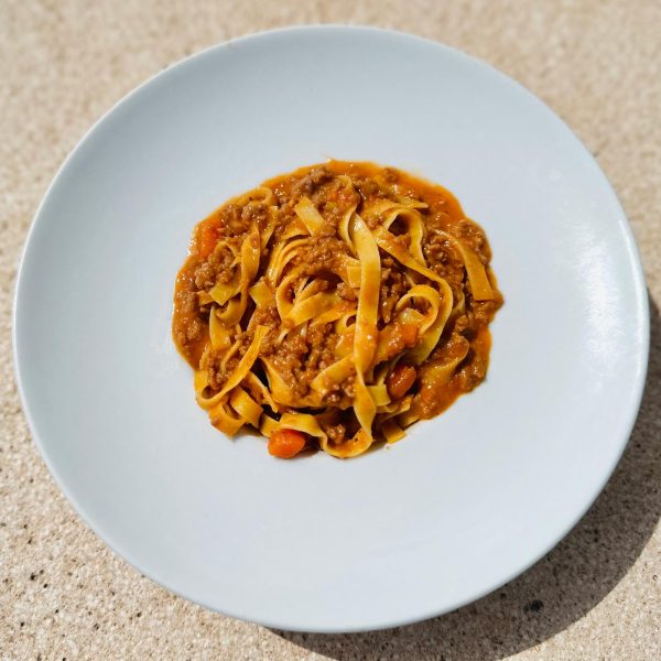 Kids Tagliatelle Bolognese - available everyday from 12 pm (except Tuesdays)