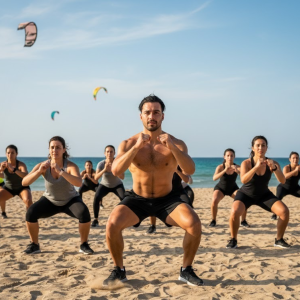 Beach HIIT Session + Post-Workout Paella